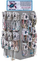 4-Sided Bracelet Display With Inner Storage (Does Not Include Merchandise)