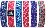 Hibiscus Print Stretch Hair Band Bracelet Assorted