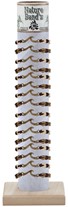 Open Wave Pendant On Hemp & Bleach Cord Slide Knot Bracelet Assorted W/Tube &
