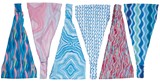 Wave Print Head Scarf Assorted