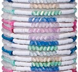 3MM Fimo Disc And Facet Bead Slide Knot Bracelet Assorted