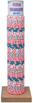 Elastic Pastel Fimo Disc Block Pattern Slide Knot Bracelet Assort W/Tube & Base