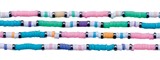 3MM Pastel Fimo Anklet Assorted
