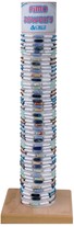 Color Cord With 3MM Fimo Disc And Stone Slide Knot Bracelet Asst W/Tube & Base