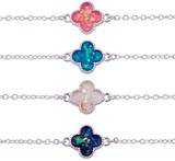 Silver Sparkle Mallory Cross Bracelet Assorted