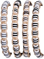 6MM Fimo Disc And Cord Adjustable Slide Knot Bracelet (B) Assorted