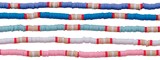 Block Pattern Fimo Anklet Assorted