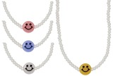 Seed Bead with Smile Face Necklace