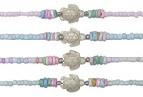 Dyed Litob With Howlite Turtle Pendant Necklace Assorted