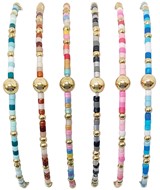 Miyuki And Gold Bead Bracelet Assorted