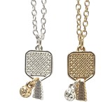 Pickle Ball Pendant Necklace Assorted