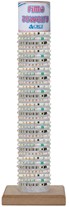 Clear Fimo And Gold Bead Stretch Bracelet Assorted With Tube & Base