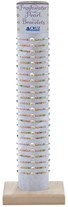 Fresh Water Pearl With Colored Japanese Seed Bead Anklet Assorted W/Tube & Base