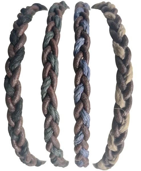 Adjustable Cord & Leather Twist Bracelet