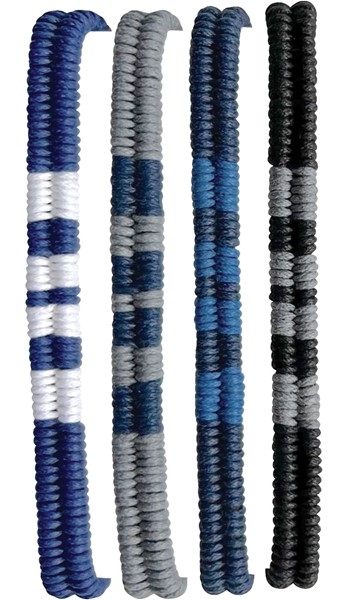 Adjustable Block Pattern Cord Bracelet