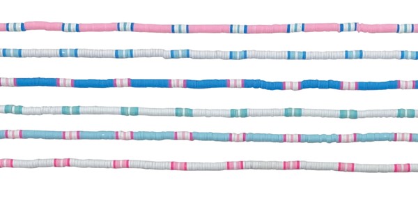 Block Pattern Fimo Necklace