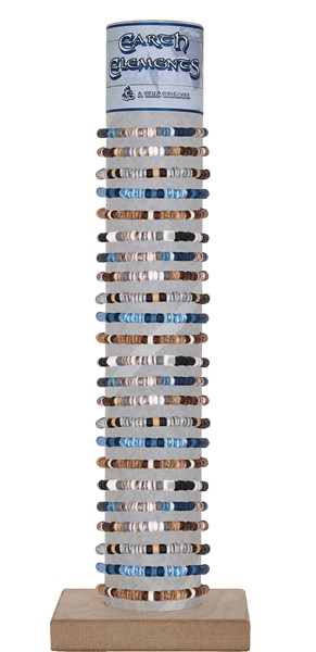 Melon Litob Shell Pattern Adjustable Slide Knot Bracelet Assorted w/Tube & Base