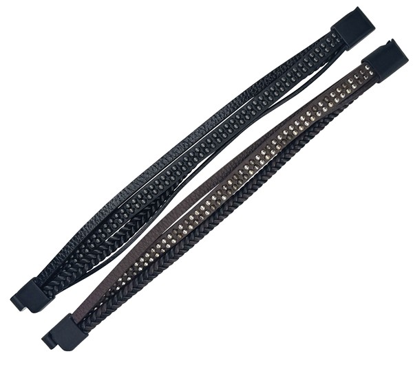 Magnetic Clasp 4 Strand 2 Row Stud Bracelet
