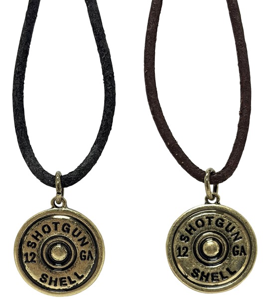 Shotgun Shell Cap Pendant Necklace